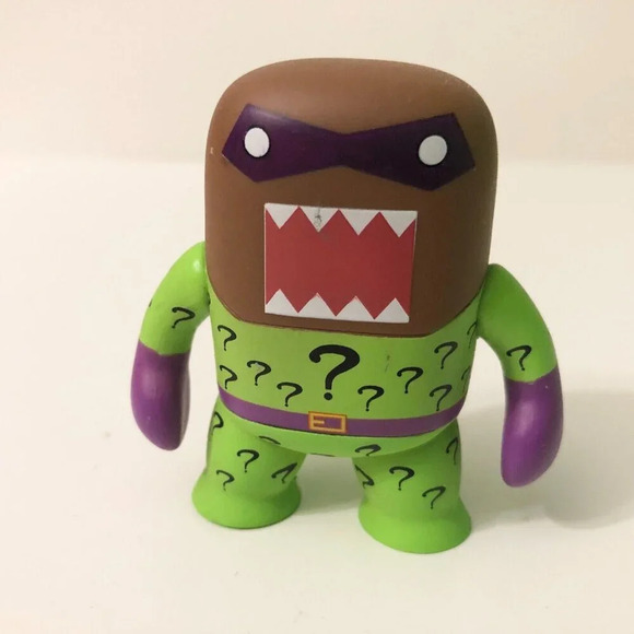 Mini Figure DC Comics Domo Superman and Riddler  Costumed Vinyl Figure Toy - Picture 10 of 16